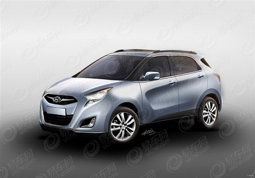 現(xiàn)代小型SUV效果圖