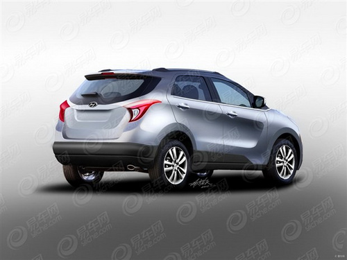 現(xiàn)代小型SUV效果圖