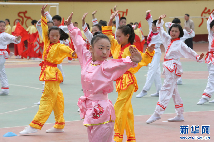 開封:武術(shù)進校園結(jié)碩果 開封:武術(shù)進校園結(jié)碩果