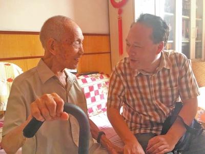 中國(guó)抗日戰(zhàn)爭(zhēng)紀(jì)念日前夕 慰問(wèn)抗戰(zhàn)老兵憶崢嶸