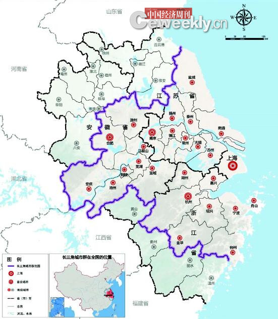 p75-資料來源:國家發(fā)改委《長江三角洲城市群發(fā)展規(guī)劃》編輯制圖:《中國經(jīng)濟(jì)周刊》采制中心