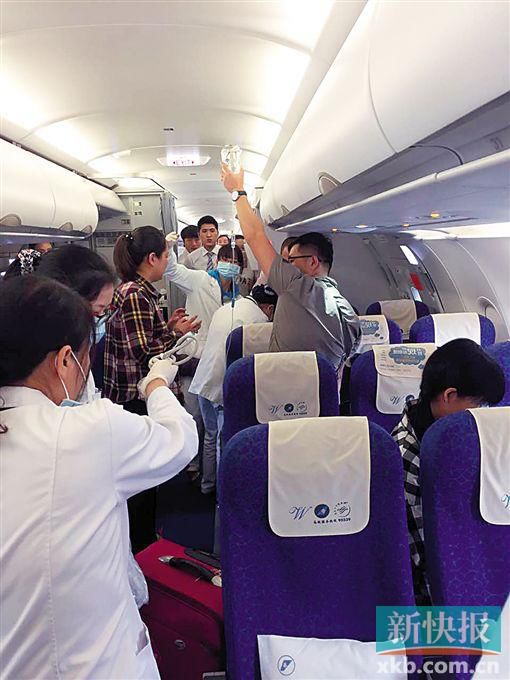 飛機(jī)上癌癥晚期病人發(fā)病口吐鮮血 為救人南航航班緊急備降白云機(jī)場(chǎng)