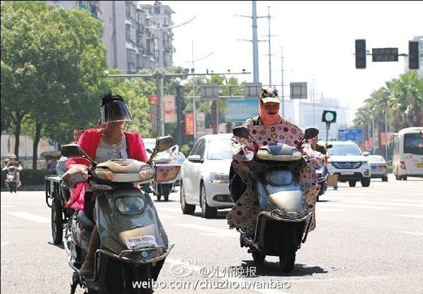江南華南連遭40℃酷熱天 北方高溫消退